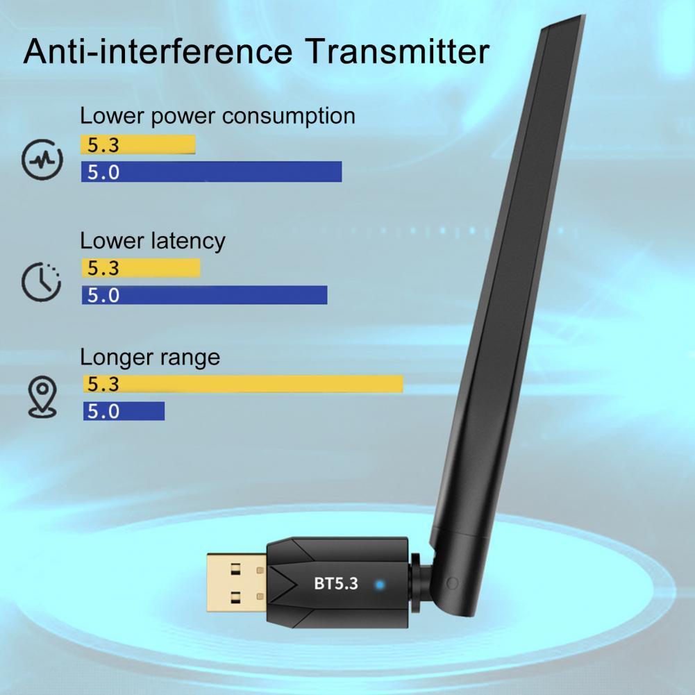 NÖRDIC pitkän matkan Bluetooth 5.3 USB sovitin 150m