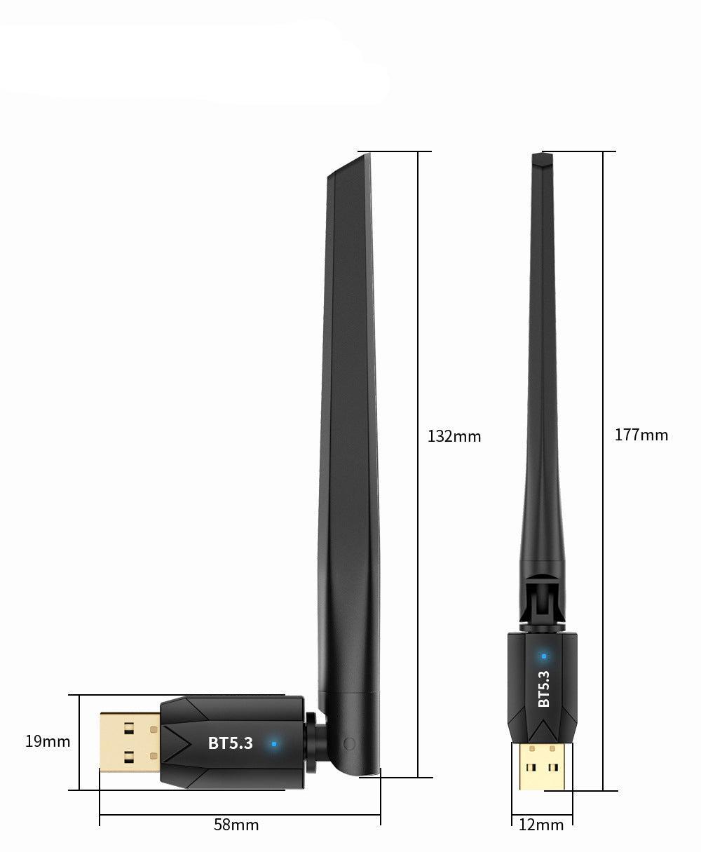 NÖRDIC pitkän matkan Bluetooth 5.3 USB sovitin 150m