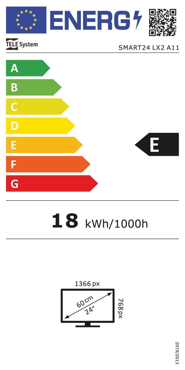 PALCO 24 tuuman HD Ready Smart TV 12V DC 100-240V venematkailuautoon DVB-T2 DVB-S2 VESA 100x100 PALCO 24SMARTLX1