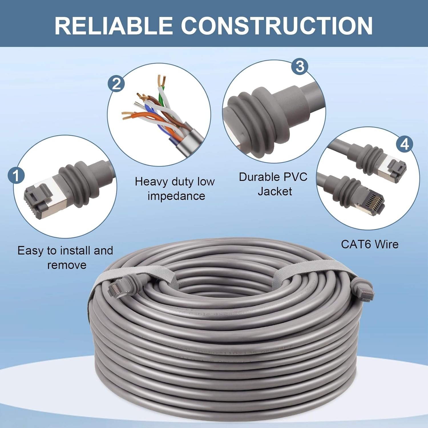 Starlink 20m Gen 3 Cat6 RJ45 kupari IP67 vedenpitävä satelliitti High Speed Standard V3 -kaapeli