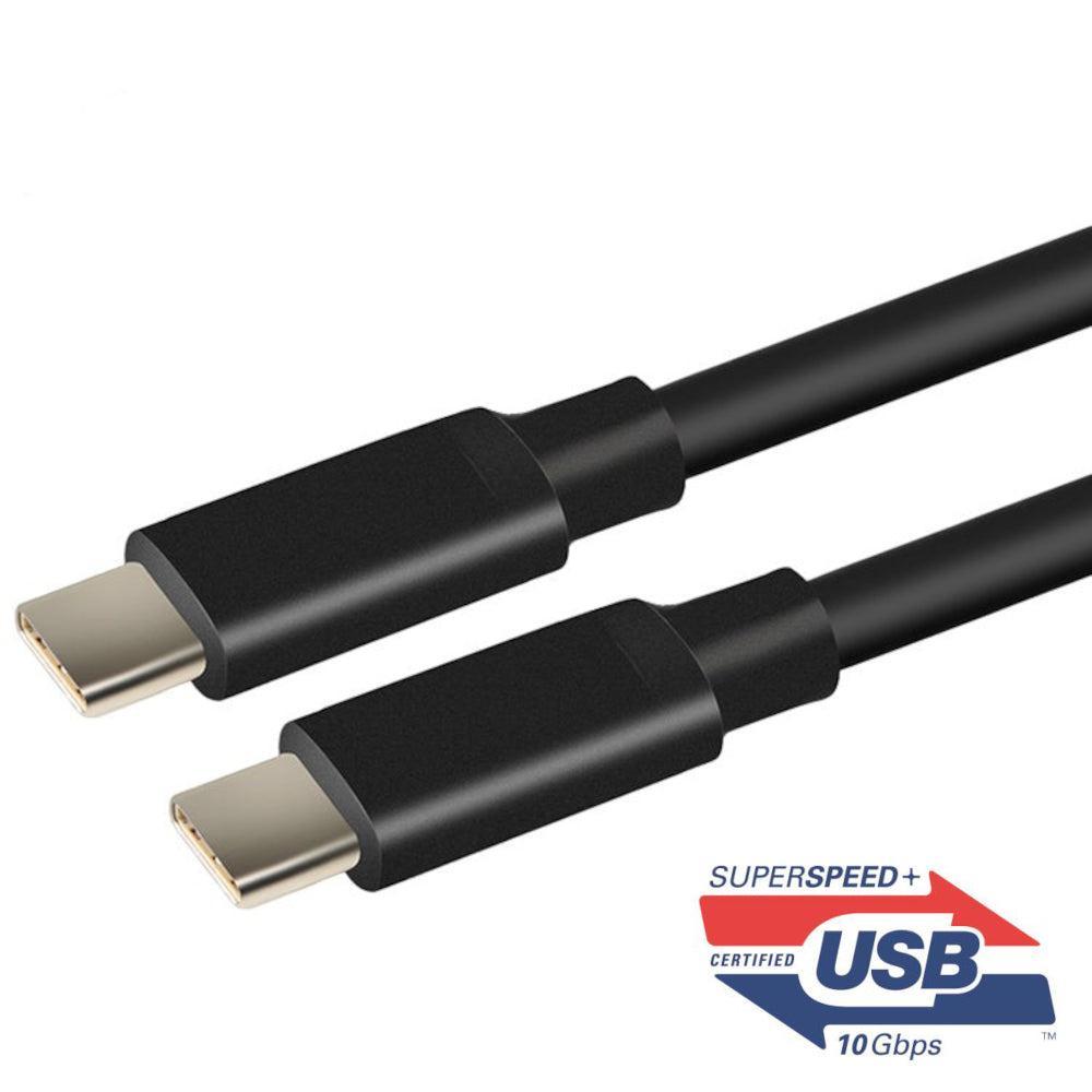 USB IF -sertifioitu 1 m USB3.2 Gen2 SuperSpeed USB 10 Gbps USB-C–C -kaapeli, 100 W:n virransyöttö, 4K60 Hz video ja Emarker