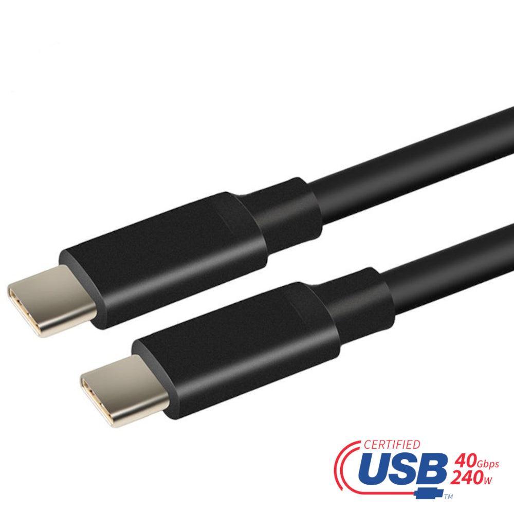 USB-IF-sertifioitu USB4 PD 3.1 240W pikalataus 40Gbps 8k60Hz 1m E-Markerilla