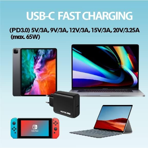 NÖRDIC Seinälaturi USB-C PD65W Nano