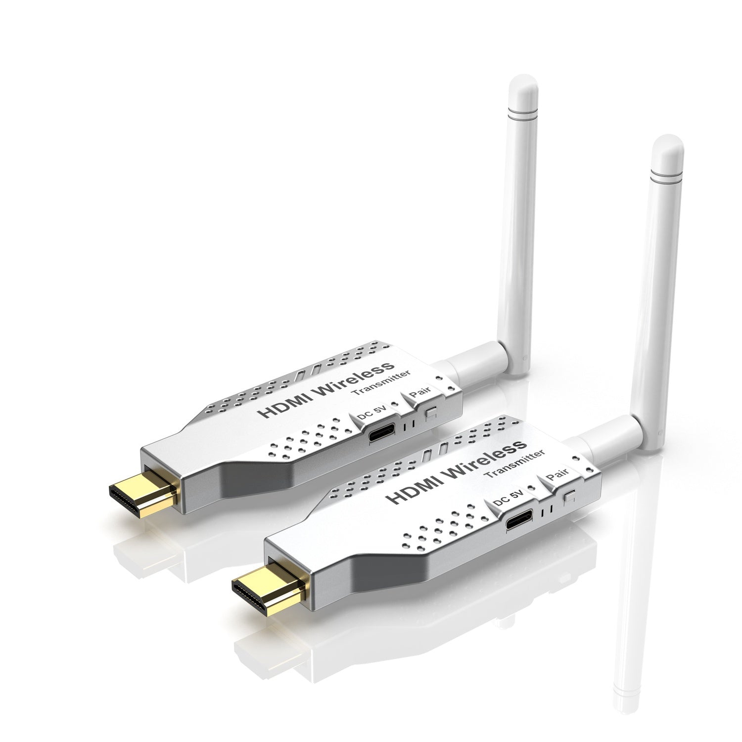 NÖRDIC Langaton HDMI-laajennin 50m Lähetin/Vastaanotin 4K HD 5G Wifi kannettavasta TV:hen, PC:hen, Näyttöön, Projektoriin