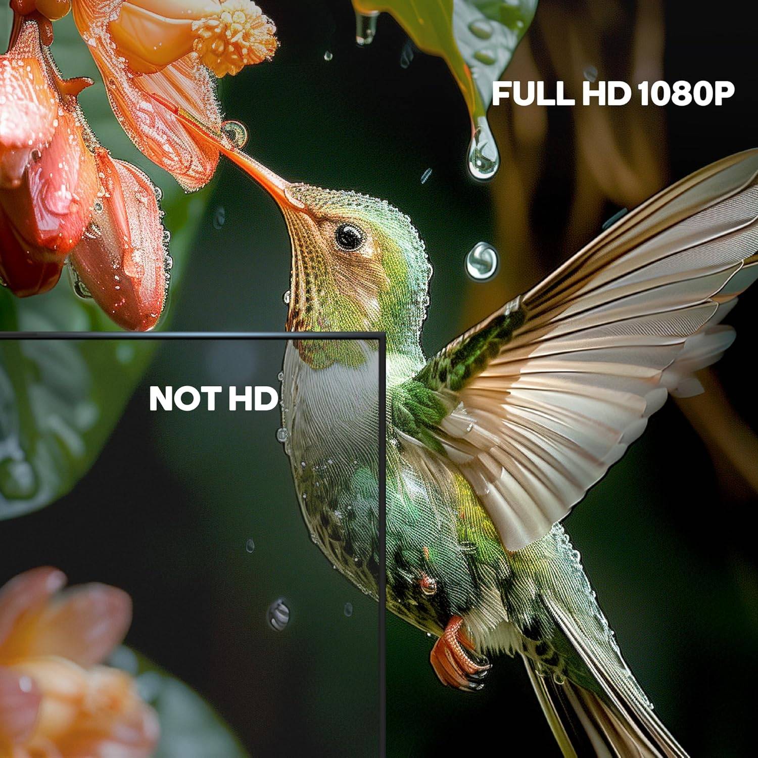 NÖRDIC Langaton HDMI Lähetin ja Vastaanotin, 1080P Full HD Langaton Videonsiirtojärjestelmä Loop Out -toiminnolla, 400m